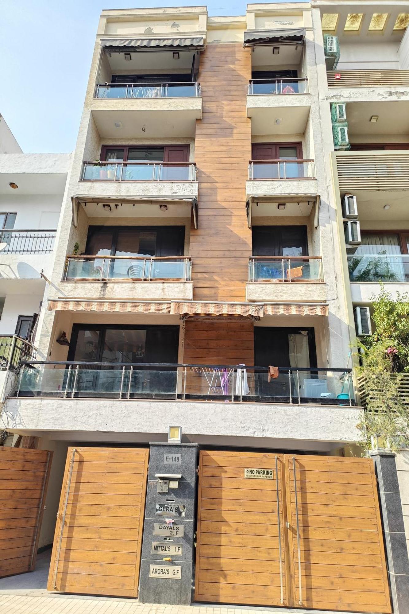Greenleaf Apartment And Suites, Greater Kailash 1 نيودلهي المظهر الخارجي الصورة