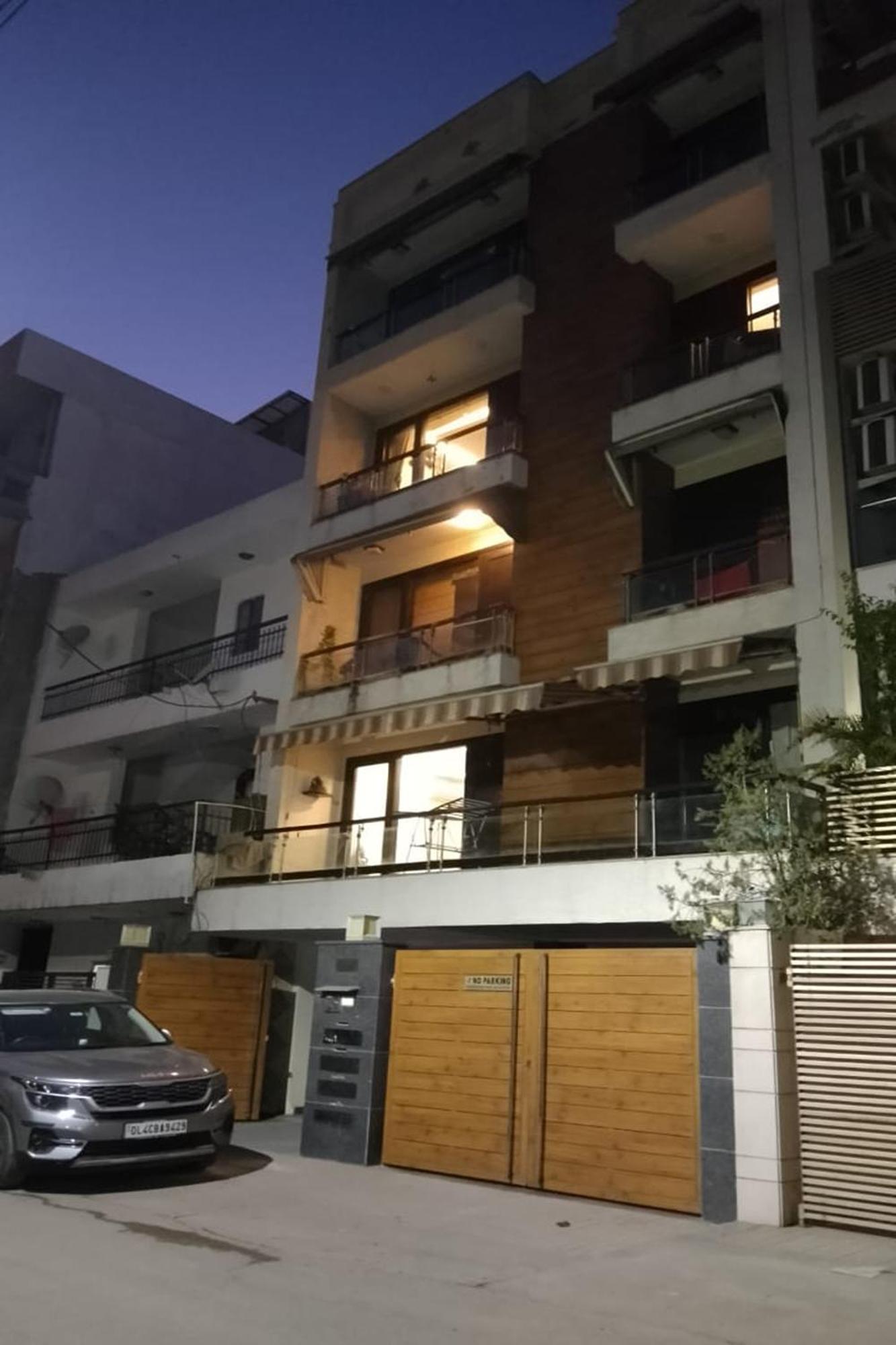 Greenleaf Apartment And Suites, Greater Kailash 1 نيودلهي المظهر الخارجي الصورة